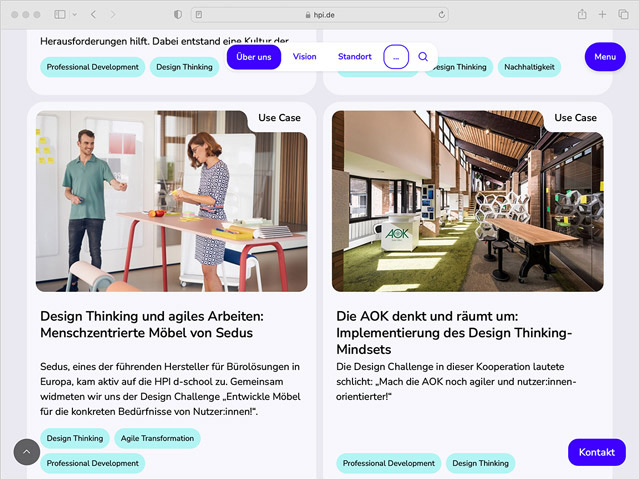 HPI d-school Website