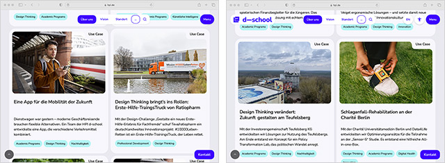 HPI d-school Website