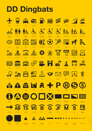 DD Dingbats Poster