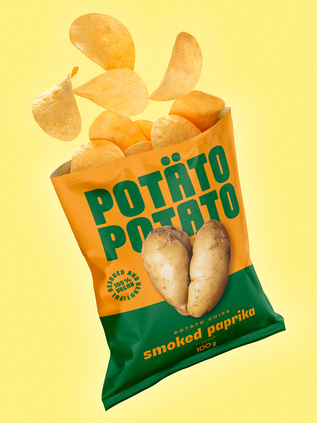 Potato Potato Packaging Bag Scene 1