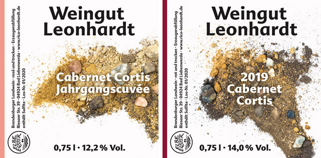 Weingut Leonhardt Etikett Komposition
